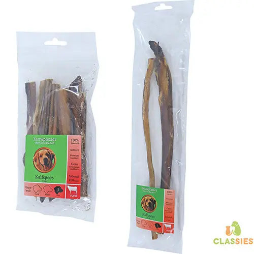 Natuurlijke Hondensnack Rund - Kalfspezen in 15 cm en 35 cm Classies