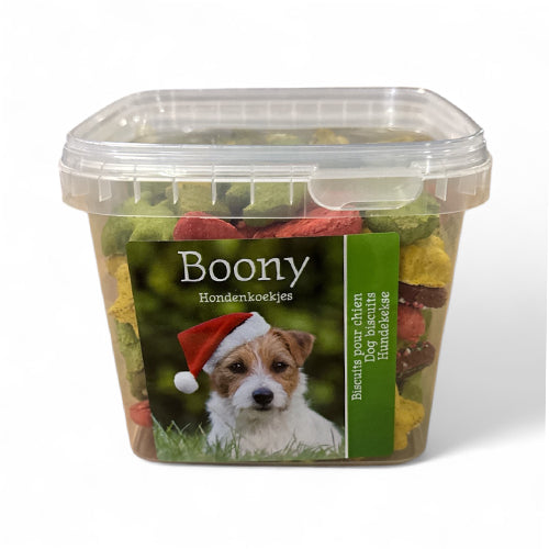 Hundekekse für Weihnachten - Eimer 500 Gramm