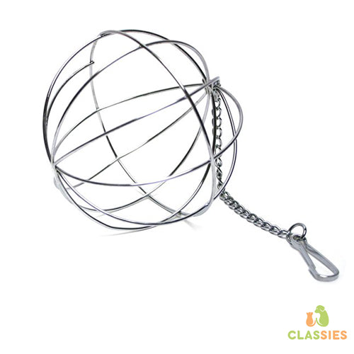 Voederbal Metaal  12 Cm