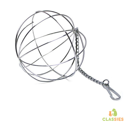 Voederbal Metaal  12 Cm