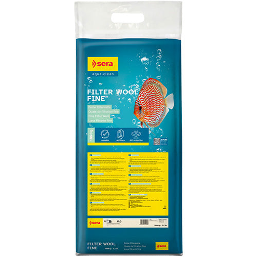 Sera Feinfilterwatte 1000 Gramm fein weiß
