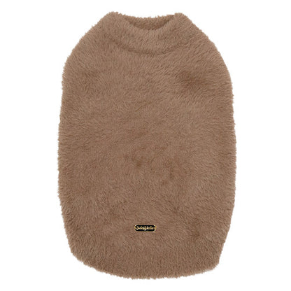 Jack and Vanilla Dogwalk Sweater Plush Milano - Zachte Warme Hondentrui - Kleur: Taupe - Verkrijgbaar in 6 maten