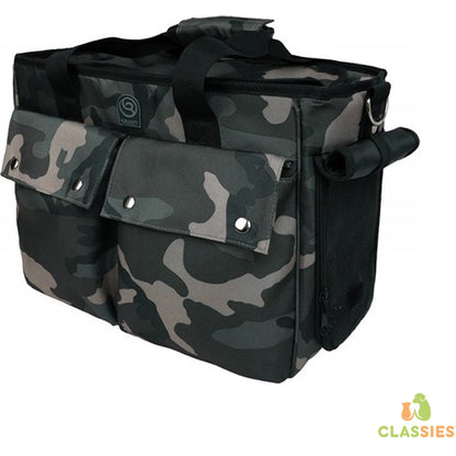 Wouapy - Draagtas - Transportzak &quot;Baroudeur&quot; - Kleur: Camouflage - Afmetingen: 40x21x30 cm
