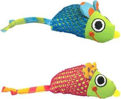 Catnip Chew Mice 2 schattig muizen 11 cm