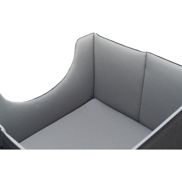 Trixie autostoel 45 x 28 x 40 cm zwart - grijs