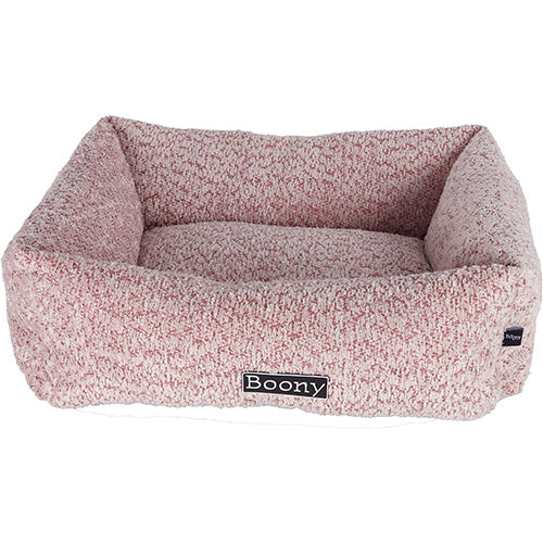 Boony Lounger Hondenmand/ Kattenmand Chenille - Roze - Verkrijgbaar in 3 maten