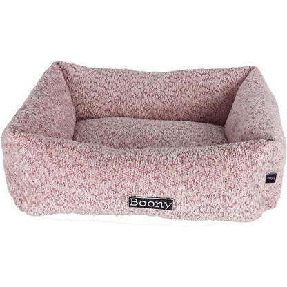 Boony Lounger Hondenmand/ Kattenmand Chenille - Roze - Verkrijgbaar in 3 maten