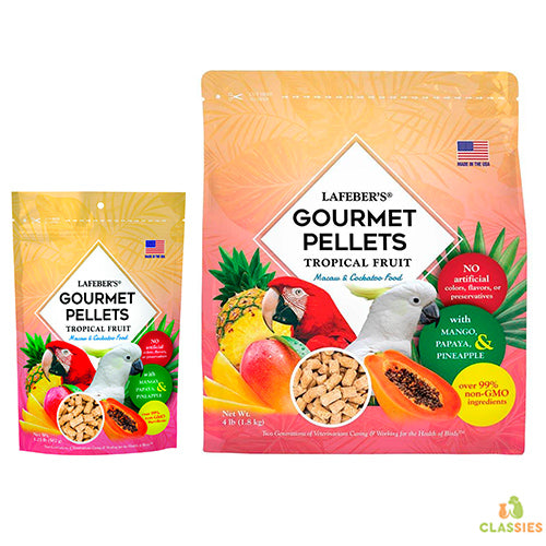 Lafeber Fruits Tropicaux Gourmet Pellets Ara - Cocatoo