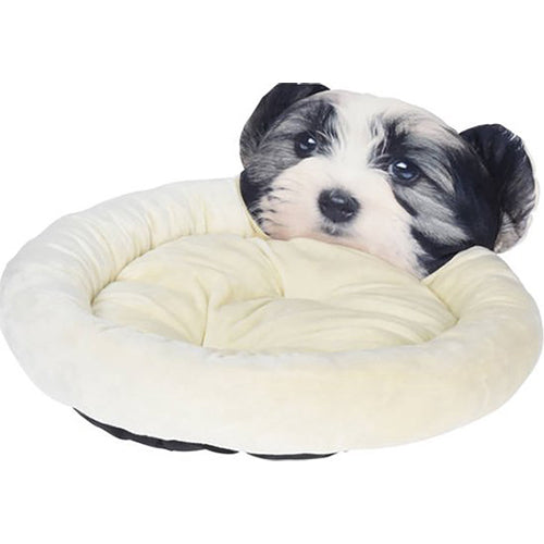 Leuk hondenkussen met afbeelding 60 x 50 cm