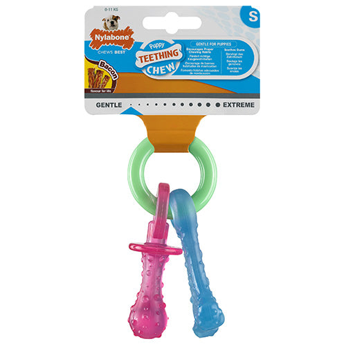 Clé de dentition à mâcher pour chiot Nylabone - porte-clés