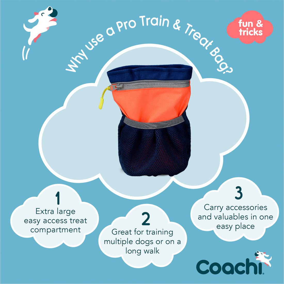 Coachi Pro Train &amp; Treat Bag – De stijlvolle beloningstas voor elke hondentraining