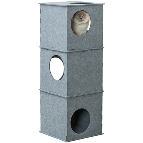 Trixie Nele Katten Toren uit Vilt -  38x38x105 cm