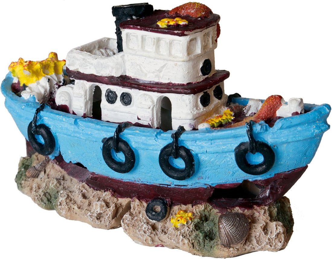 Superfish Deco Led Scheepswrak - Aquarium Ornament - 18x7x14 cm
