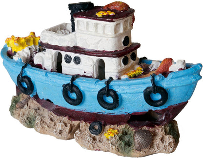 Superfish Deco Led Scheepswrak - Aquarium Ornament - 18x7x14 cm