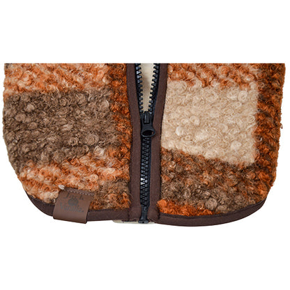 Jack and Vanilla Dogwalk Jacket Tartan - Hondenjas met Verstelbaar Harnas - Groen of Bruin - Verkrijgbaar in 7 maten