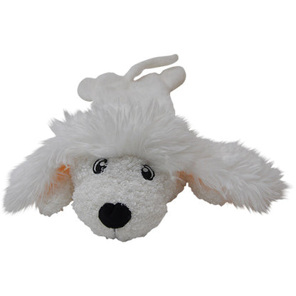 Animal Boulevard Classic Hondenspeelgoed - Woofles Knuffel Flattie Poedel met Crunchy - Verkrijgbaar in 3 maten
