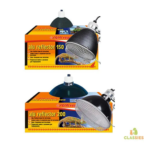 sera reptiel aluminium relfector lamp Classies