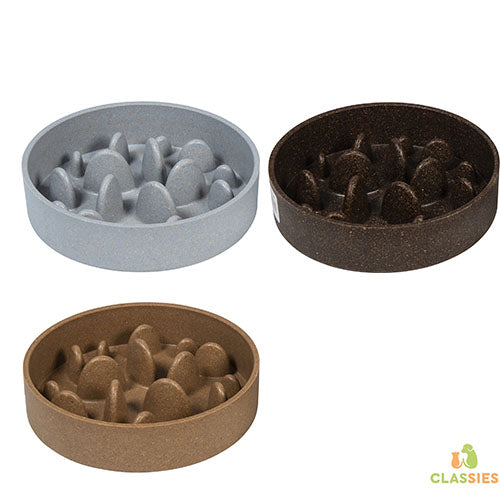 Bol alimentaire anti-gobble Jack et Vanille en 3 couleurs 14 cm