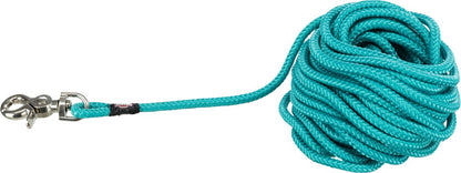 Trixie Sleeplijn Rond Met Trigger Snap Haak - Oceaan Blauw - ø 0,6 cm - 10 meter