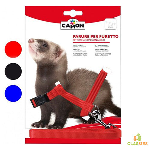 Camon Harnas met lijn voor fretten 15 mm x 180 cm