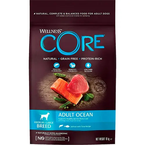 Well Core Hond Dry Droogvoer-Zalm/Tonijn-10kg 2ee89c-2