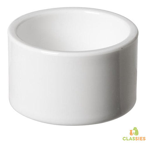 Bol à nourriture/abreuvement pour oiseaux rond 9 cm