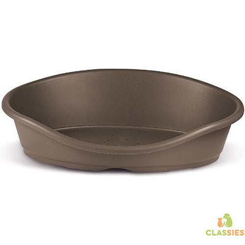 FOP TOFFEE - Kunststof Hondenmand Mokka 80x60x25 cm
