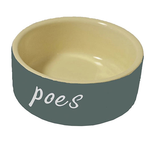 Boony katten eetbak - drinkbak steen 12 cm - poes