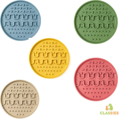 Fiboo Lollipop Mini Likmat voor honden of katten ø13 cm - verkrijgbaar in diverse kleuren Classies