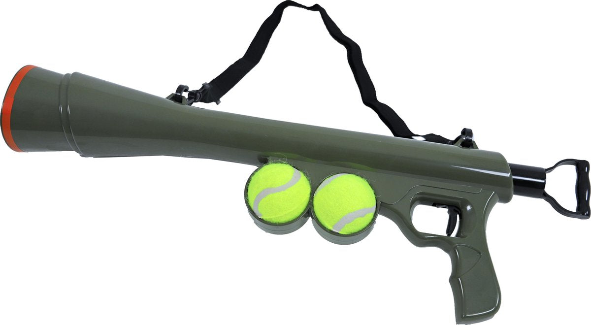 Tennisbal Bazooka + 2 Tennisbal 65Cm