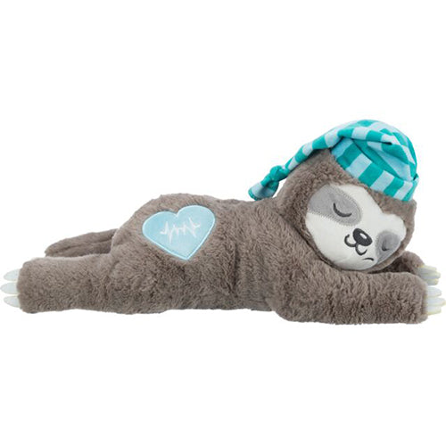 Trixie hondenspeelgoed - Luiaard met hartslag - knuffel 34 cm