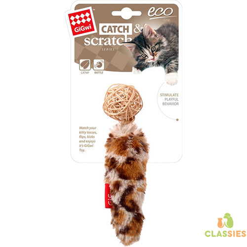 Kattenspeelgoed Gigwi Catch Scratch Ratlle 17 cm
