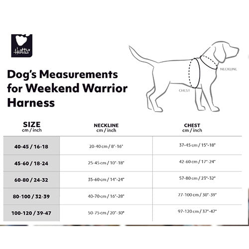 Hurtta hondenharnas - hondentuigje - weekend warrior
