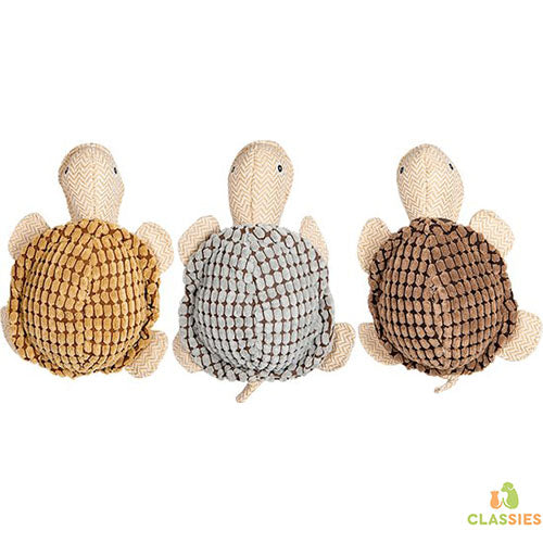 Jack And Vanilla VELVETIES Schildpad Hondenspeelgoed MULTI - 33 cm