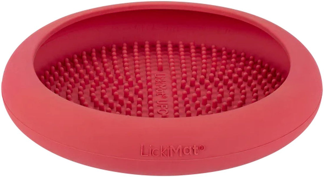 LickiMat UFO - Likmat / Anti-schrok / Slowfeeder - Roze - 20 cm