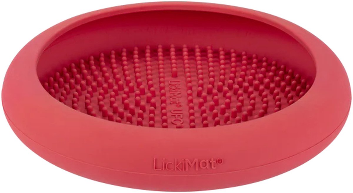 LickiMat UFO - Likmat / Anti-schrok / Slowfeeder - Roze - 20 cm