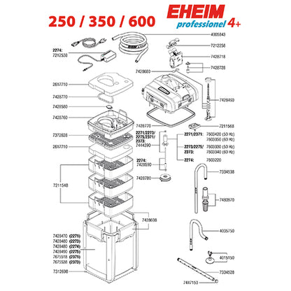 Eheim Buitenfilter Professioneel 4 Thermo