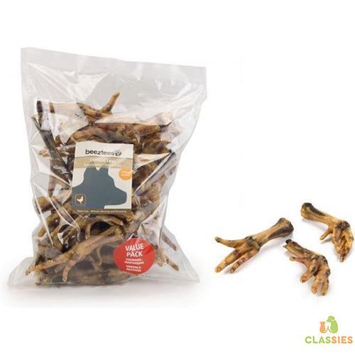 Beeztees Kippenpoten - Hondensnack - Voordeel - 500 gram