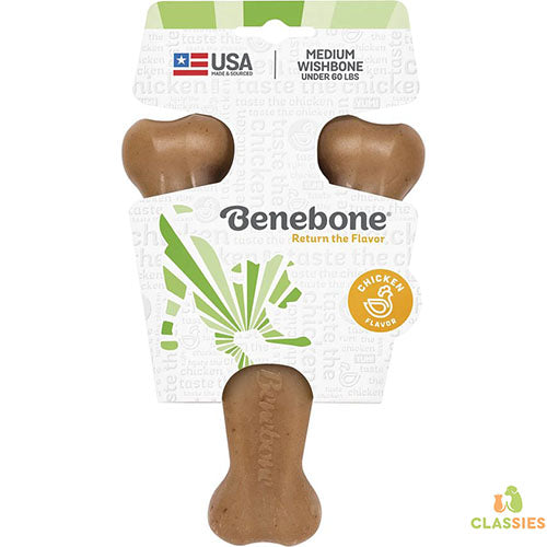 Benebone knaagspeelgoed Wishbone in verschillende maten en smaken