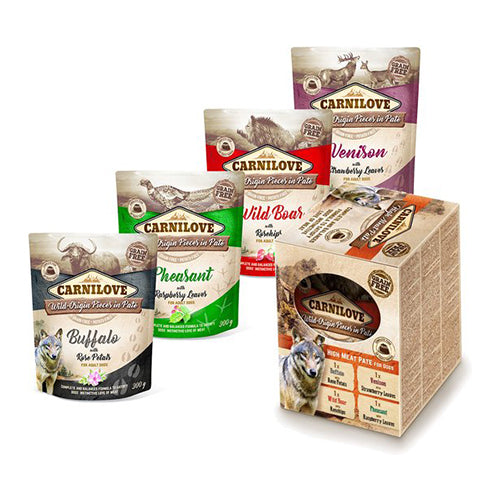 Carnilove high meat pate mix - 4 x 300 gram