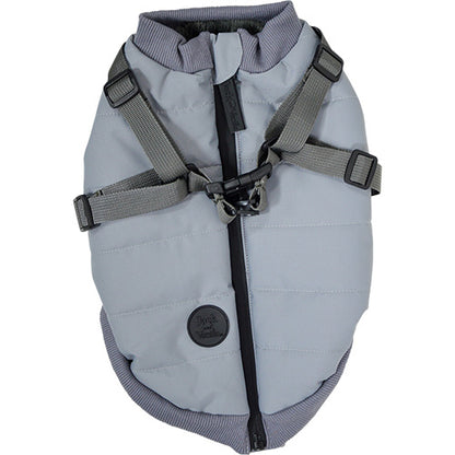 Jack and Vanilla Dogwalk Jacket Harness London - Hondenjas met Harnas - Grijs - Verkrijgbaar in 7 maten
