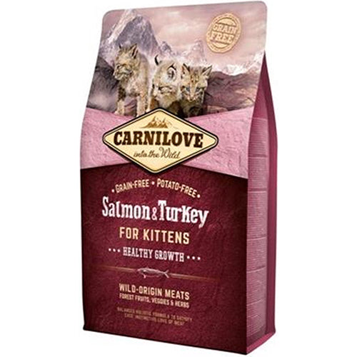 Carnilove Zalm &amp; kalkoen Kittens 2 kg