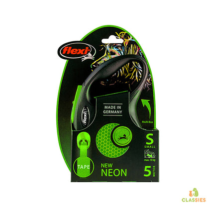 Flexi ruban rétractable flashy New néon - réfléchissant
