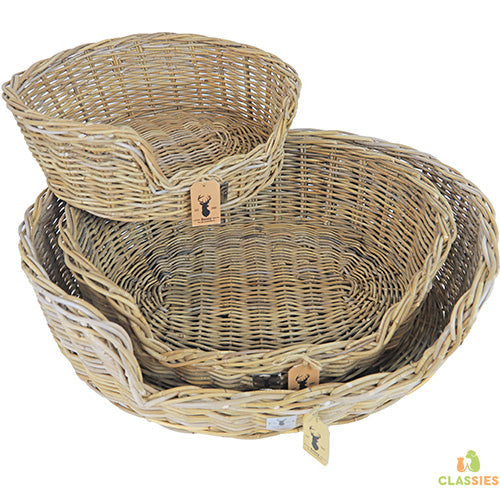 Boony Est1941 Rattan Hundekorb oval