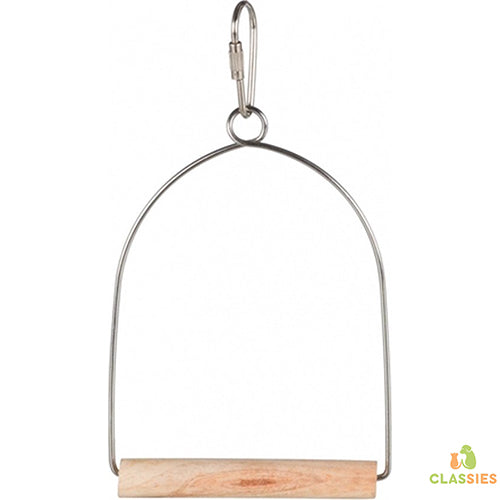 Trixe Vogel Balançoire en arc - Jouet pour oiseaux - 15 x 27 cm