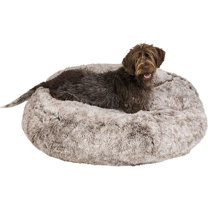 Animal Boulevard Soft Bed Long Plush Donut mand voor honden of katten - 2 kleuren en 3 maten