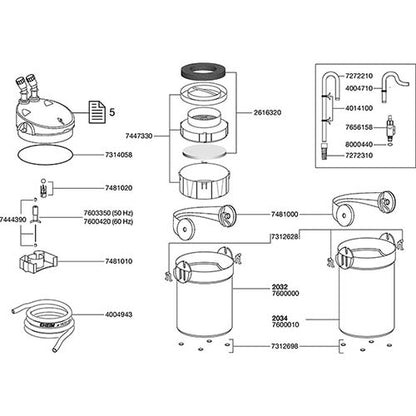 Eheim buitenfilter met filtermassa EccoPro