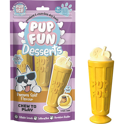 Pup Fun Desserts Hondenijs - Smakelijke Toetjes of Ijsjes voor uw Hond - Verschillende Varianten