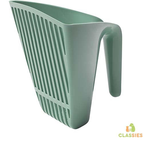 Moderna kattenbakschep scoop en sift mint green Classies