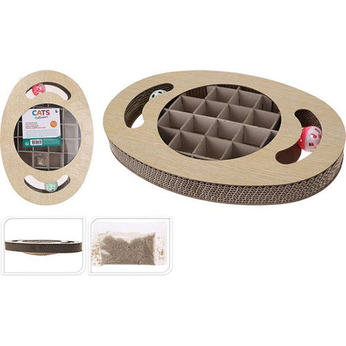 Cats Collection - Katten krabkarton - 2 balletjes - 36 cm